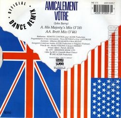 [Pochette de Amicalement vtre (REMOTE CONTROL) - verso]