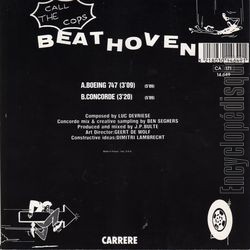 [Pochette de Call the cops (BEATHOVEN) - verso]