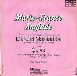 [Pochette de Diallo et Massamba (Marie-France ANGLADE) - verso]