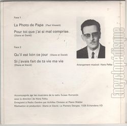 [Pochette de La photo de papa (DIANE ET DAVID) - verso]