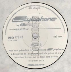 [Pochette de Le stylophone (DOCUMENT) - verso]