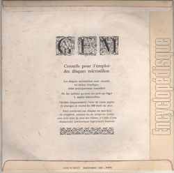 [Pochette de Jacques Montmorency chante les succs de Gilbert Bcaud (Jacques MONTMORENCY) - verso]