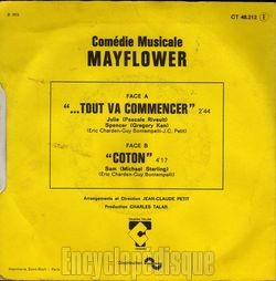 [Pochette de Mayflower (THTRE / SPECTACLE) - verso]