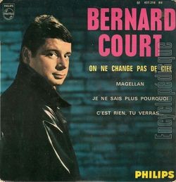 [Pochette de On ne change pas de ciel (Bernard COURT)]