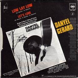 [Pochette de Low lay low (Danyel GRARD) - verso]