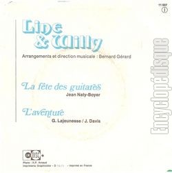 [Pochette de La fte des guitares (LINE ET WILLY) - verso]