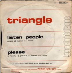 [Pochette de Listen people (TRIANGLE) - verso]