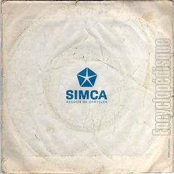 [Pochette de Simca, cap 70 (PUBLICIT) - verso]