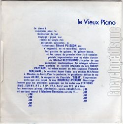 [Pochette de La petite princesse aux pieds nus (Jean MAUZAC) - verso]