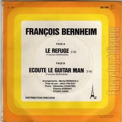 [Pochette de Le refuge (Franois BERNHEIM) - verso]