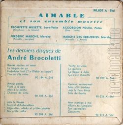 [Pochette de Trompette-musette (AIMABLE) - verso]