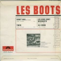 [Pochette de Vingt ans (Les BOOTS) - verso]