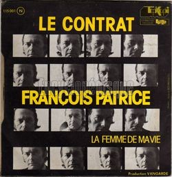 [Pochette de Le contrat (Franois PATRICE) - verso]