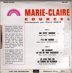 [Pochette de Un petit bigoudi (Marie-Claire COURCEL) - verso]