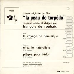 [Pochette de La peau de Torpdo (B.O.F.  Films ) - verso]