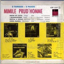 [Pochette de Noche de lluvia (Mimile PRUD’HOMME) - verso]