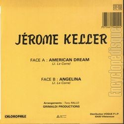 [Pochette de American dream (Jrome KELLER) - verso]