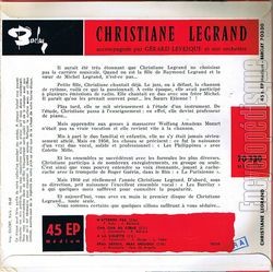 [Pochette de N’attends pas (Christiane LEGRAND) - verso]