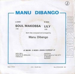 [Pochette de Soul Makossa (Manu DIBANGO) - verso]