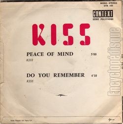 [Pochette de Peace of mind (KISS) - verso]