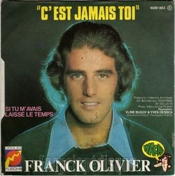 [Pochette de Si tu m’avais laiss le temps (Franck OLIVIER) - verso]