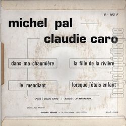 [Pochette de Dans ma chaumire (Michel PAL) - verso]