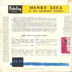 [Pochette de Aux tropiques ! (Henry LECA) - verso]