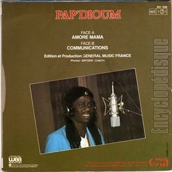 [Pochette de Amore mama (PAP’DIOUM) - verso]