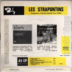 [Pochette de Scandale dans la famille (Les STRAPONTINS) - verso]