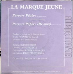 [Pochette de Pervers ppre (La MARQUE JEUNE) - verso]