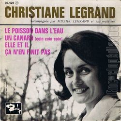 [Pochette de Le poisson dans l’eau (Christiane LEGRAND)]