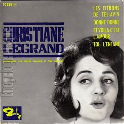 [Pochette de Les citrons de Tel-Aviv (Christiane LEGRAND)]