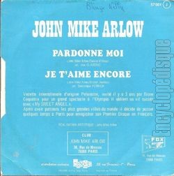 [Pochette de Pardonne moi (John Mike ARLOW) - verso]