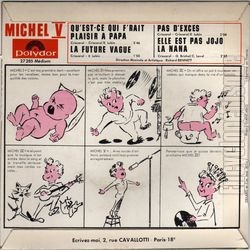 [Pochette de Qu’est-ce qui f’rait plaisir  papa ? (MICHEL V) - verso]