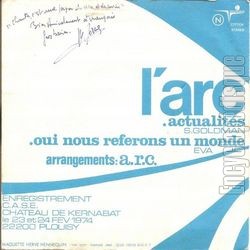 [Pochette de Actualits (L’ARC) - verso]