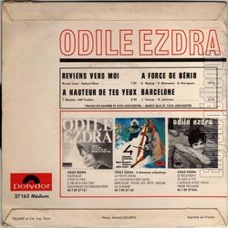 [Pochette de Reviens vers moi (Odile EZDRA) - verso]