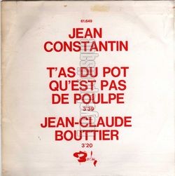 [Pochette de T’as du pot qu’est pas de poulpe (Jean CONSTANTIN)]