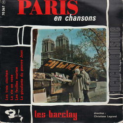 [Pochette de Paris en chansons (Les BARCLAY)]
