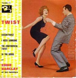 [Pochette de Kissin’ twist (Eddie BARCLAY)]