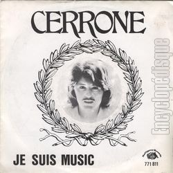 [Pochette de Je suis music (CERRONE)]