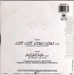 [Pochette de Cot cot coin coin (Annie CORDY) - verso]