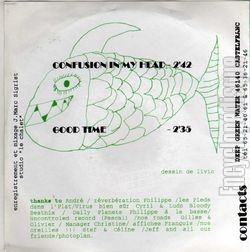 [Pochette de Confusion in my head (DEEP GREEN WATER) - verso]