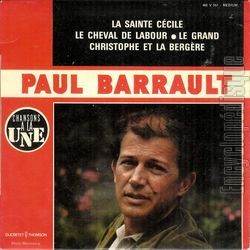 [Pochette de La Sainte-Ccile (Paul BARRAULT)]