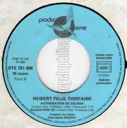 [Pochette de La vierge au Dodge 51 (Hubert-Flix THIFAINE) - verso]