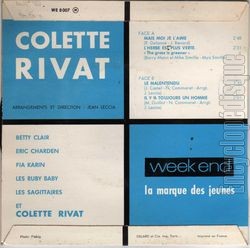 [Pochette de Mais moi je l’aime (Colette RIVAT) - verso]