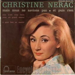 [Pochette de Mais nous ne savions pas (Christine NERAC)]