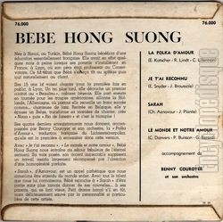 [Pochette de La polka d’amour (BB HONG SUONG) - verso]