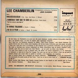 [Pochette de Halilolilolilola (Lee CHAMBERLIN) - verso]