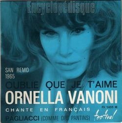 [Pochette de Oublie que je t’aime (Ornella VANONI)]