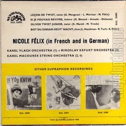 [Pochette de Leon de twist (Nicole FLIX) - verso]